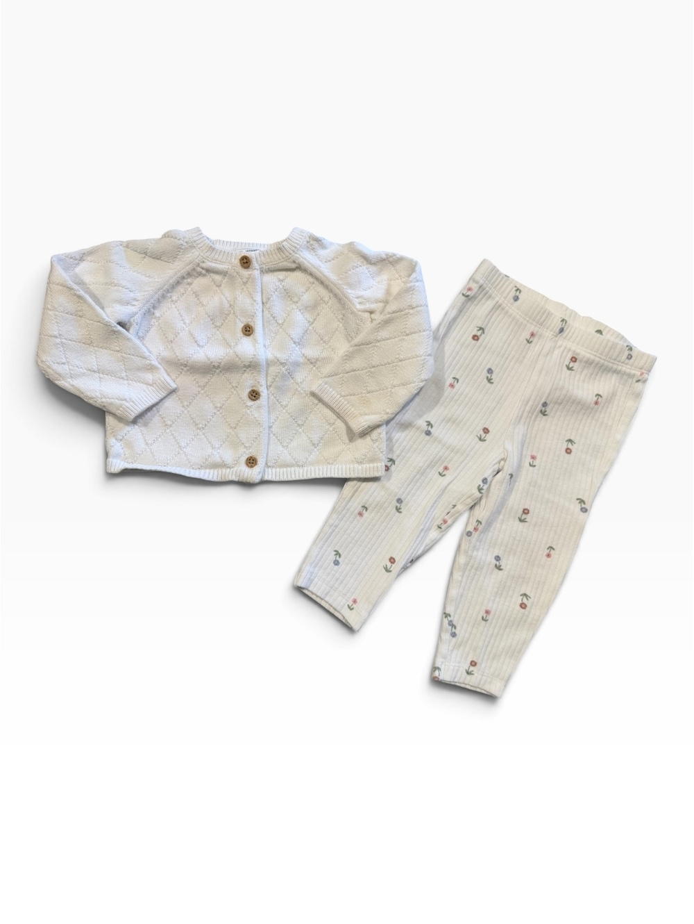 Carter's Baby Girls 2-Piece Knit Sweater and Leggings Set, 9 Months